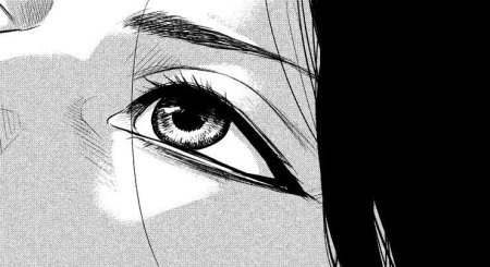 Аниме глаза чб