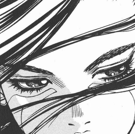 Аниме взгляд чб