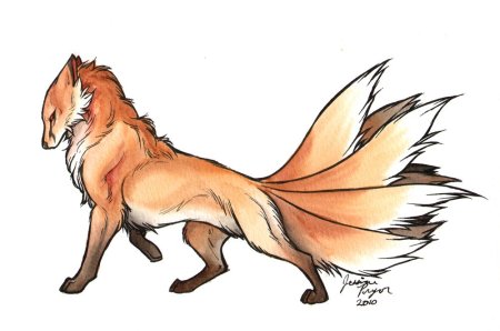 Кицунэ лиса WILDCRAFT