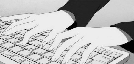 Руки на клавиатуре