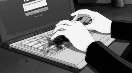 Печатает на компьютере