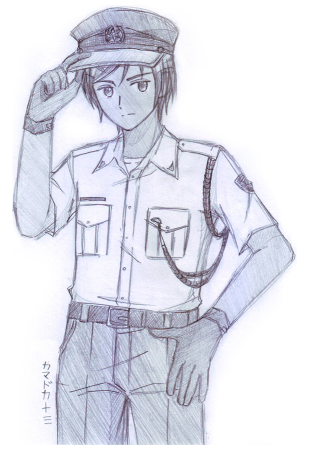 Полиция карандашом