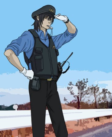 Джонатан.полицейский аниме