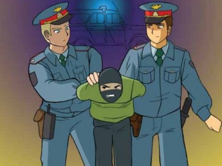 Милиционер и преступник