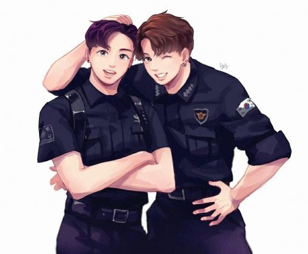 Чон Чонгук полицейский арт
