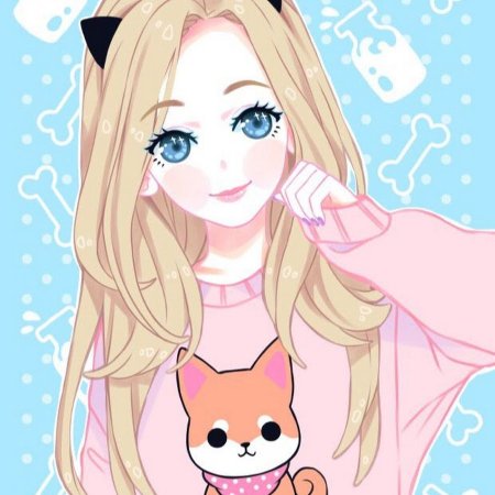 Милые мультяшные девочки