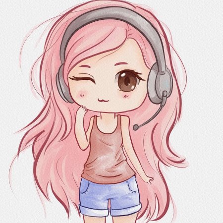 Картинки для срисовки милые девочки