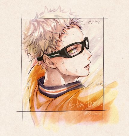 Тсукишима Кей арт