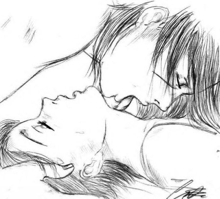 Нарисовать парня в постели