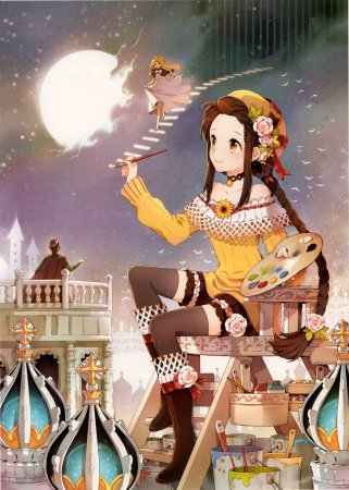 Картины маслом аниме