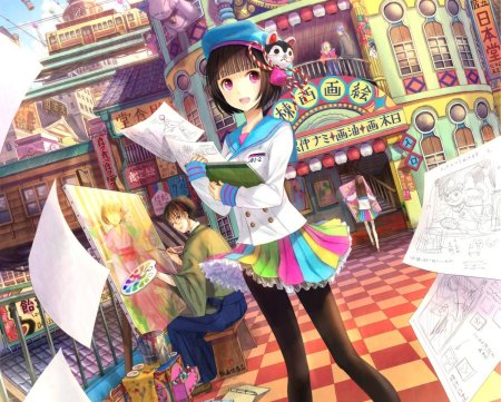 Рисовать аниме тян