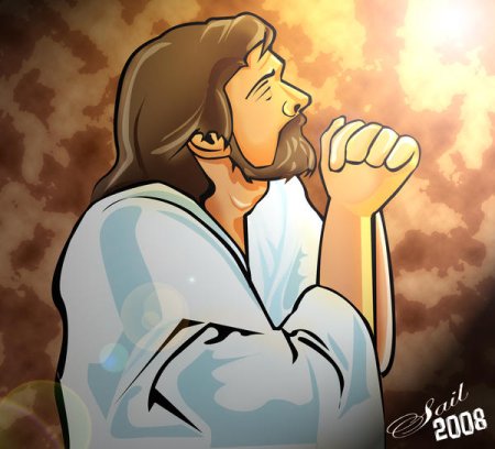 Иисус арт аниме