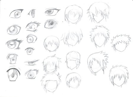 Рисование аниме парней для начинающих