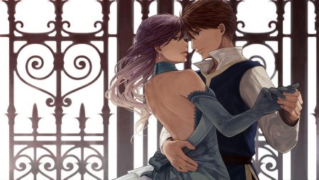 Парень и девушка арт