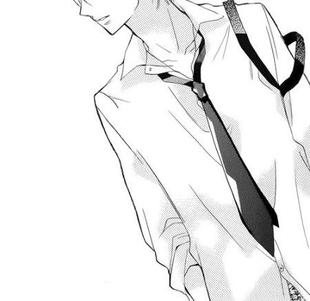 Парень в галстуке арт