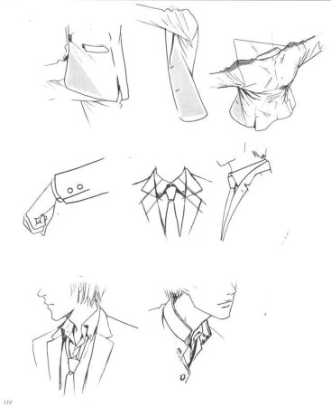 Воротник рубашки референс