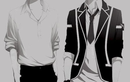 Аниме рубашка мужская