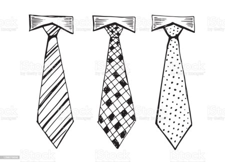 Рисунки галстуков для девочек-подростков