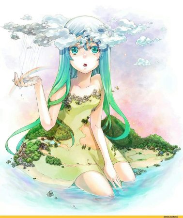 Необычные аниме девушки