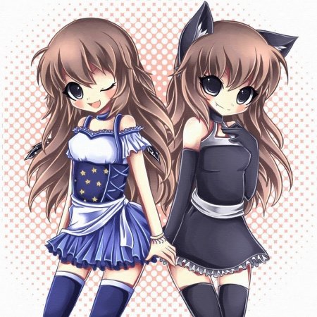 Аниме подружки кошки