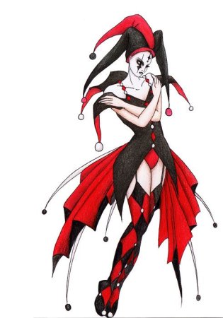 Арлекины клоун Джокер