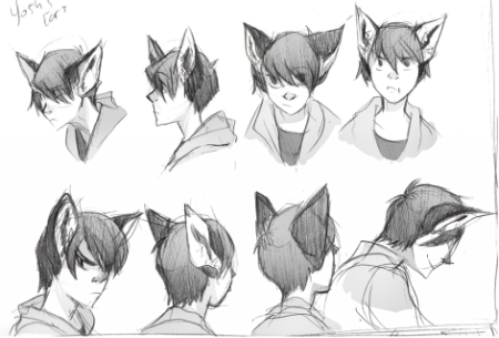 Лисьи уши референс