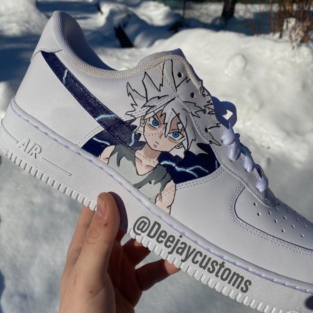 Nike Air Force 1 аниме кастом