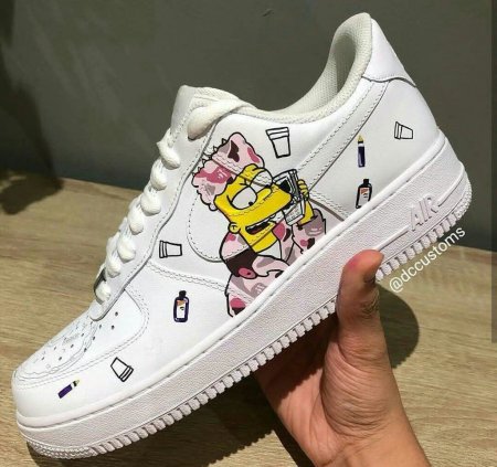 Nike Air Force Custom симпсоны