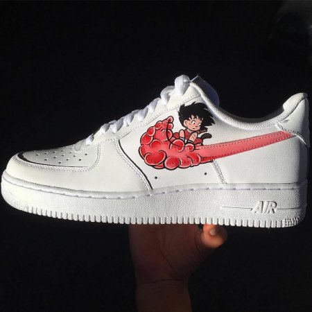 Кастом кроссовок Nike Air Force 1 Наруто