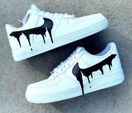 Air Force 1 Swoosh Paint