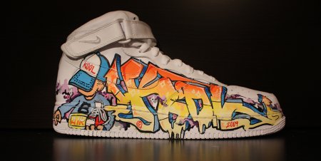 Nike Air Force 1 граффити