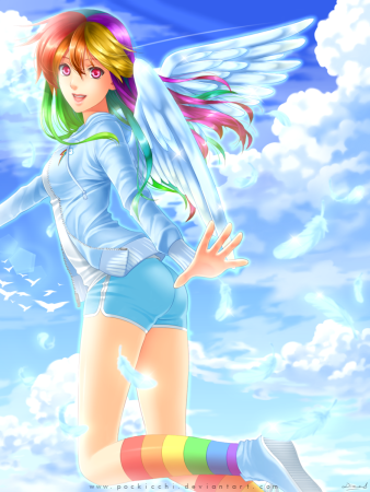 Рейнбоу Дэш человек