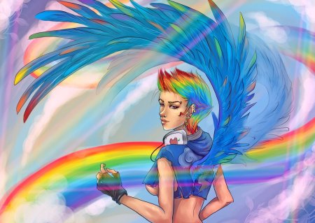 Рейнбоу Дэш аниме