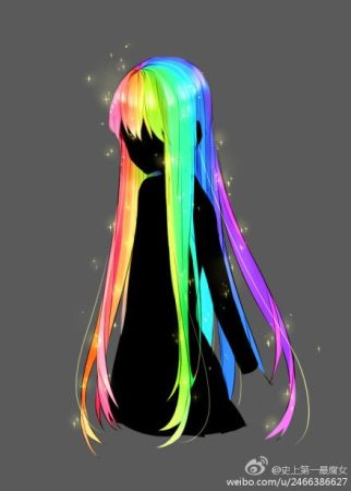 Аниме разноцветные глаза