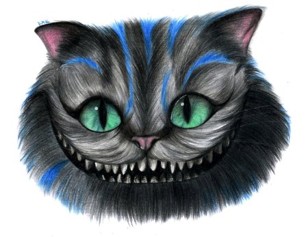 Чеширский кот арт