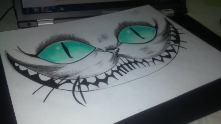Идеи для рисования Чеширский кот