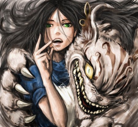 Alice Madness Returns Алиса и Чешир
