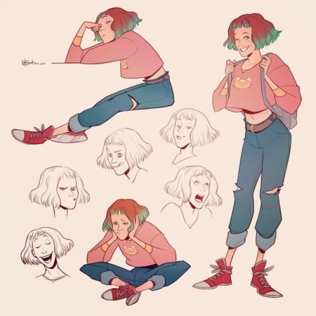 Референсы для мультяшного стиля