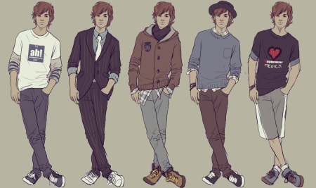 Референсы одежды для парней