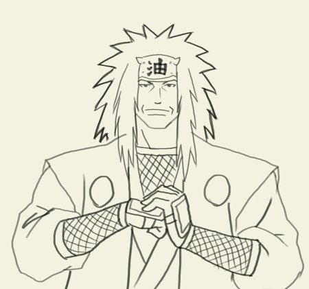 Наруто раскраска Дирая