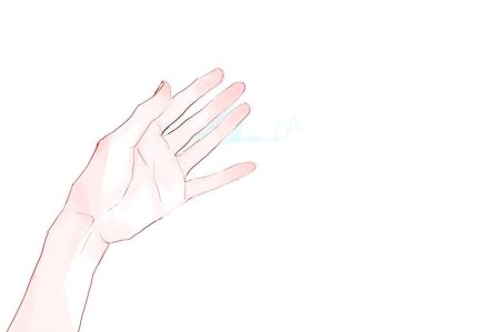 Аниме рука без фона