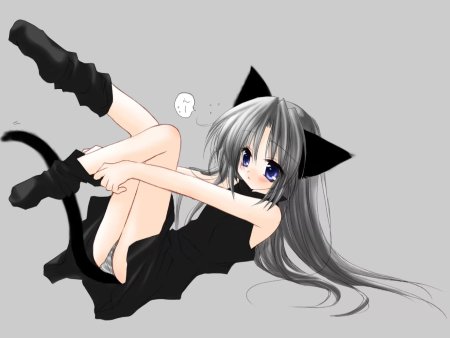 Аниме девушки кошечки