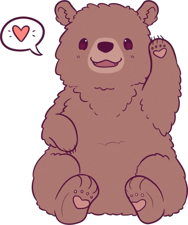 Чиби медведь