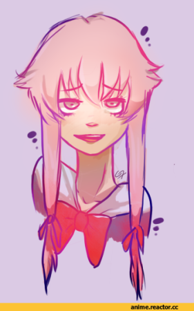 Аниме Юна Гасай карандашом