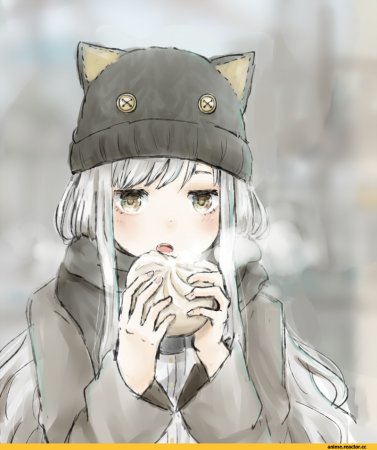 Аниме тян в шапке
