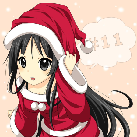 Мио Акияма новый год