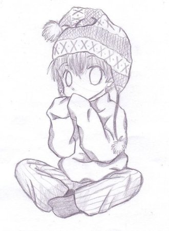 Аниме картинки для срисовки