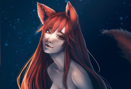 Кицунэ лиса рыжая