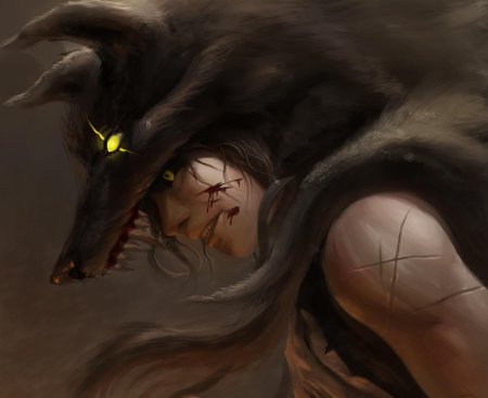 Оборотень Получеловек полуволк