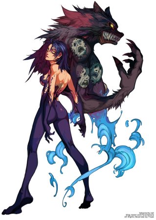 Вервольф Монстер герл трансформаци